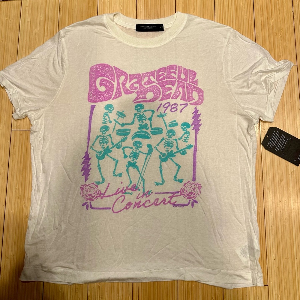 NWT Junk Food Grateful Dead T Shirt - Size large